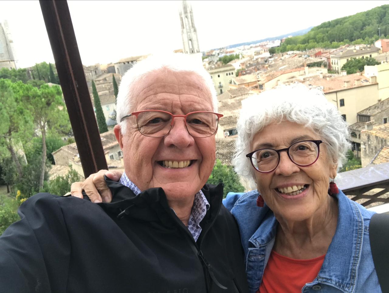 La parella a casa seva, al municipi de Torrelles de Llobregat, on són molt coneguts