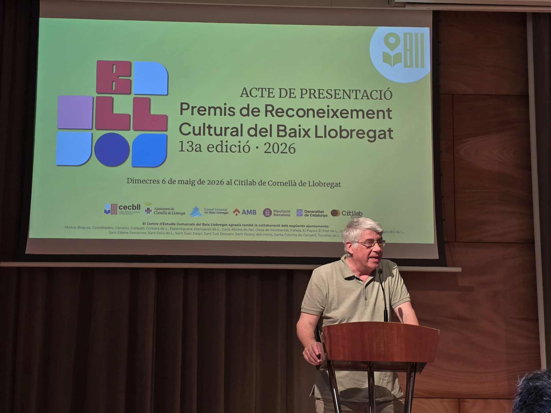 Img Cuenta atrás para los Premis 2026 de Reconeixement Cultural del Baix Llobregat