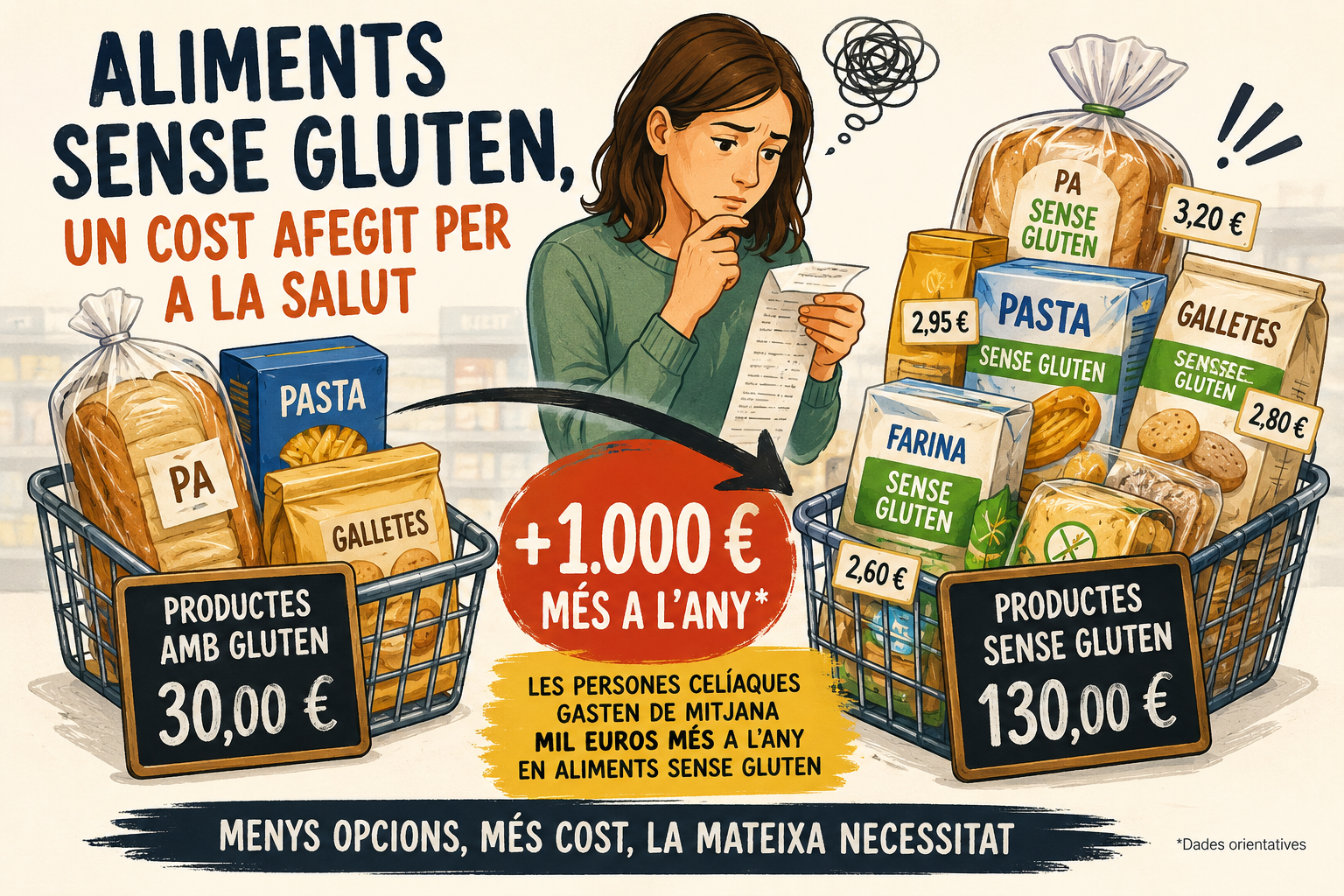 Img El sobrecost invisible d'una vida sense gluten