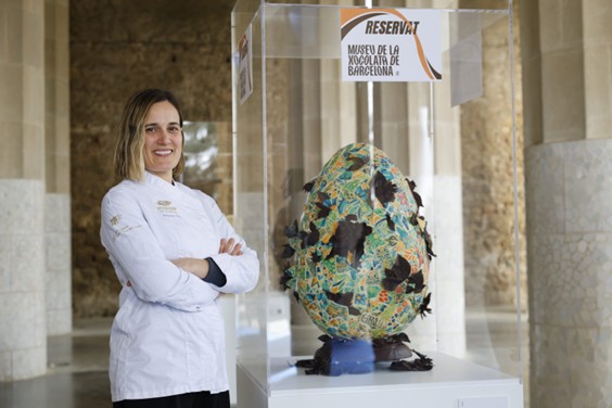 Img Esparreguera guanya a l’exposició “Gaudí en xocolata” amb la Pastisseria Grau