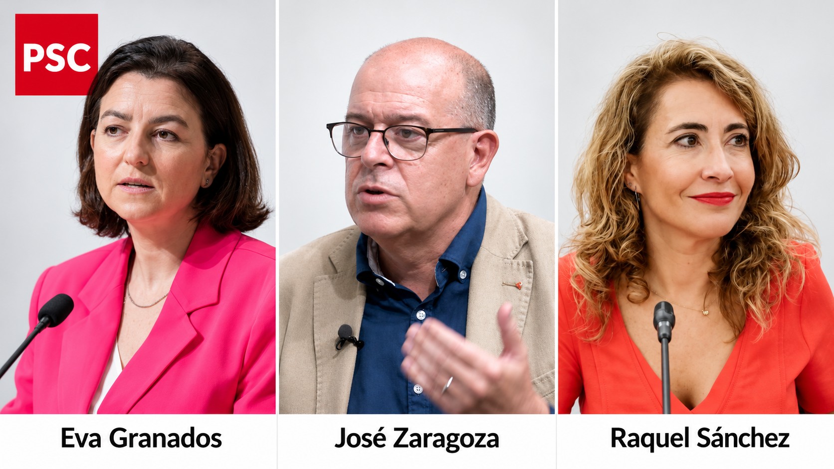 Img Eva Granados, Raquel Sánchez i José Zaragoza reforcen el pes del Baix Llobregat a la llista del PSC del 29N