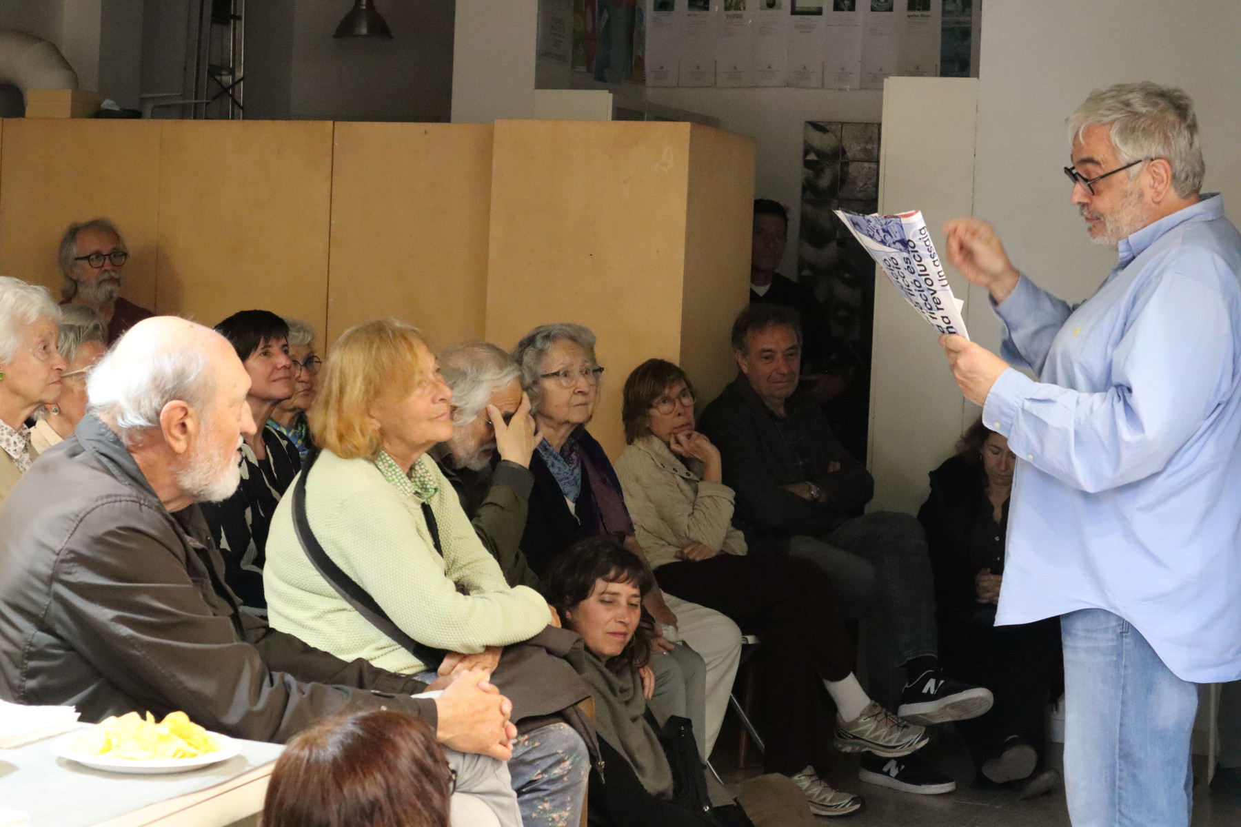 Img Homenaje a Antoni Mercader en el Espai de Lliure Creació Carme Malaret, de Sant Just Desvern