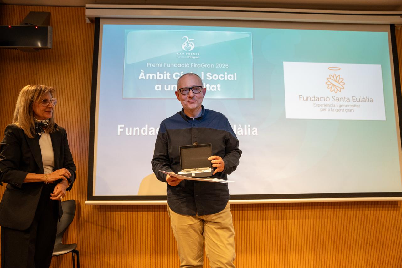 Img La Fundació Santa Eulàlia, guardonada en els 25 anys dels Premis FiraGran