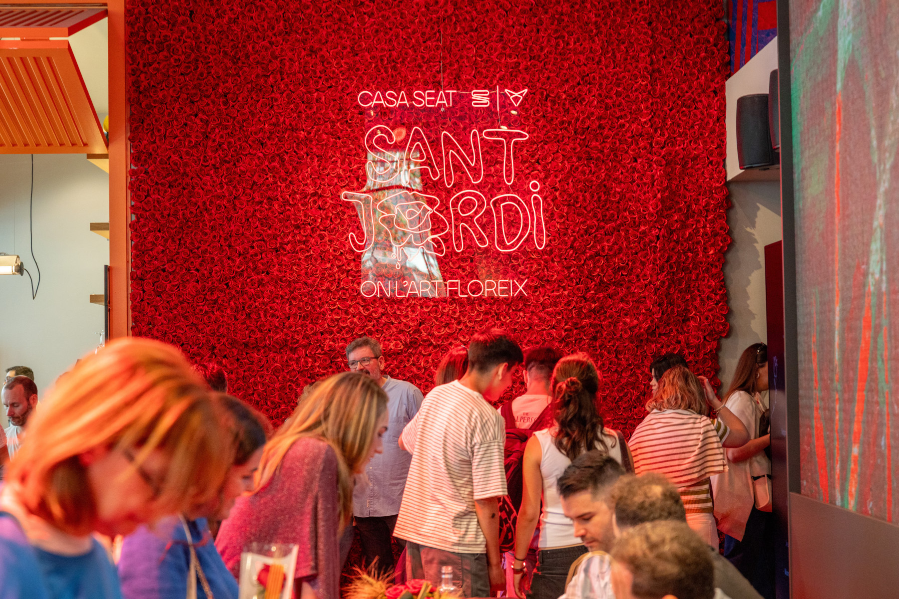 Img Sant Jordi en Casa SEAT, la “embajada” del Baix en Barcelona