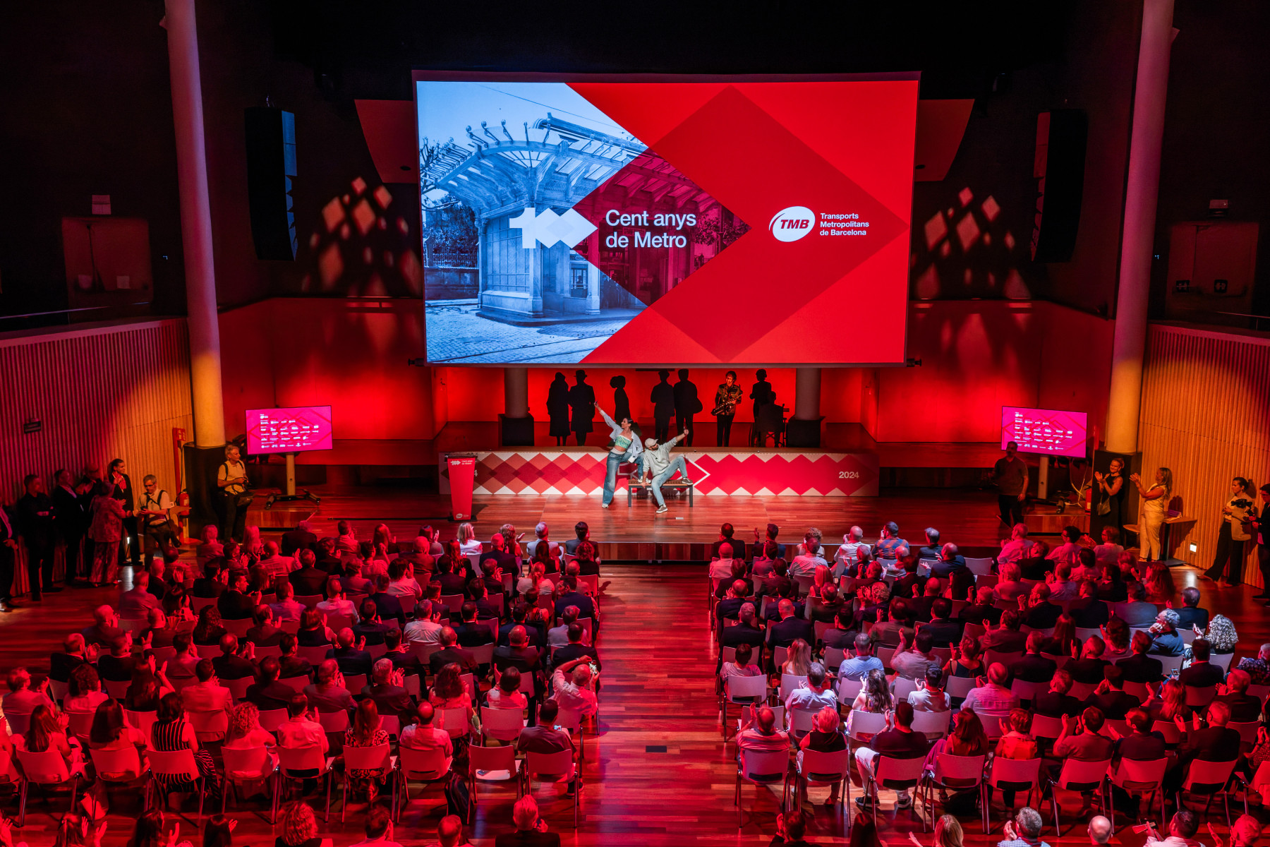 El centenari va comptar amb un gran acte institucional, celebrat al paranimf de l’Escola Industrial